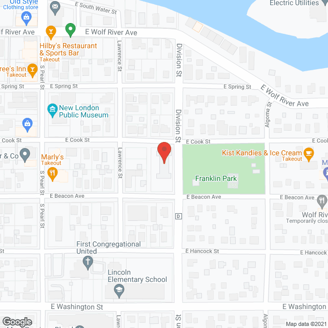 Franklin Park Apartments in google map