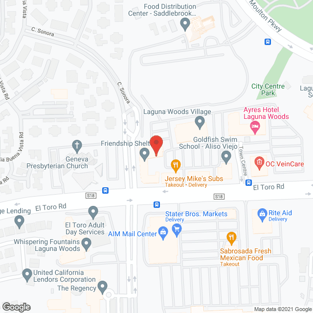 Amada Senior Care of Orange County in google map