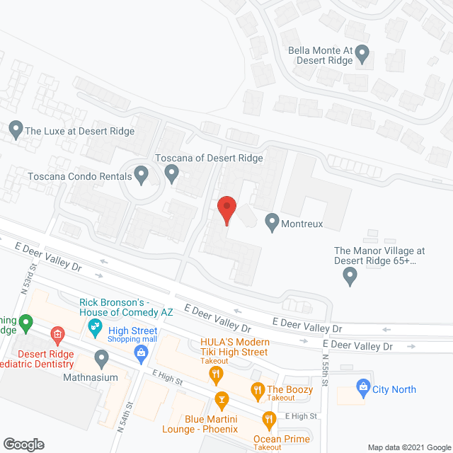 Manor Village at Toscana in google map