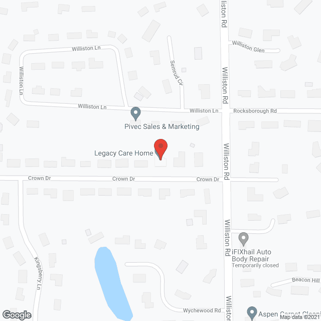 Legacy Care Home in google map