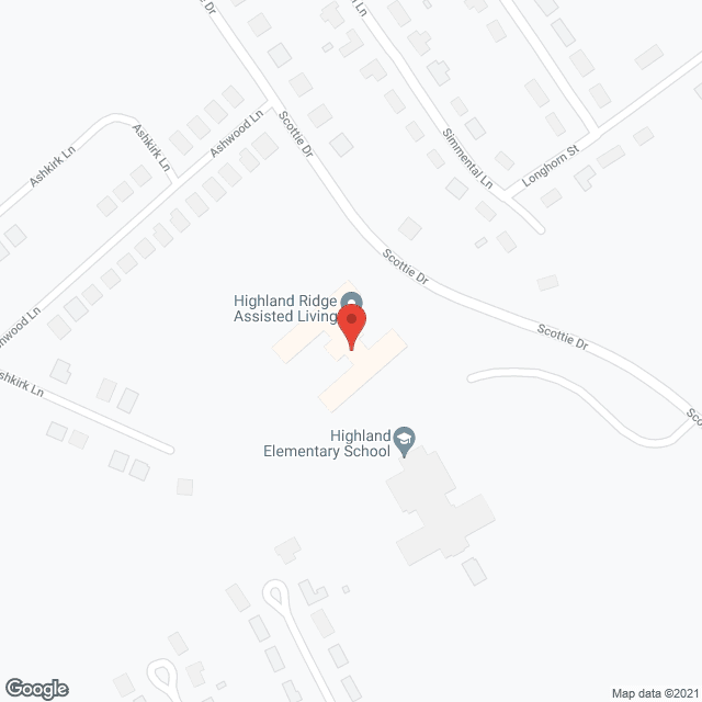 Highland Ridge in google map