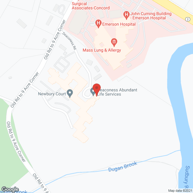 Rivercrest in google map