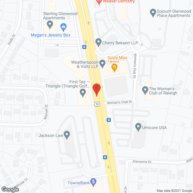 Synergy Home Care in google map