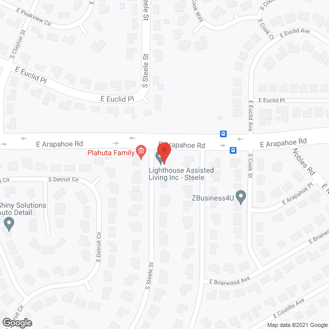 Lighthouse Assisted Living Inc- Steele in google map