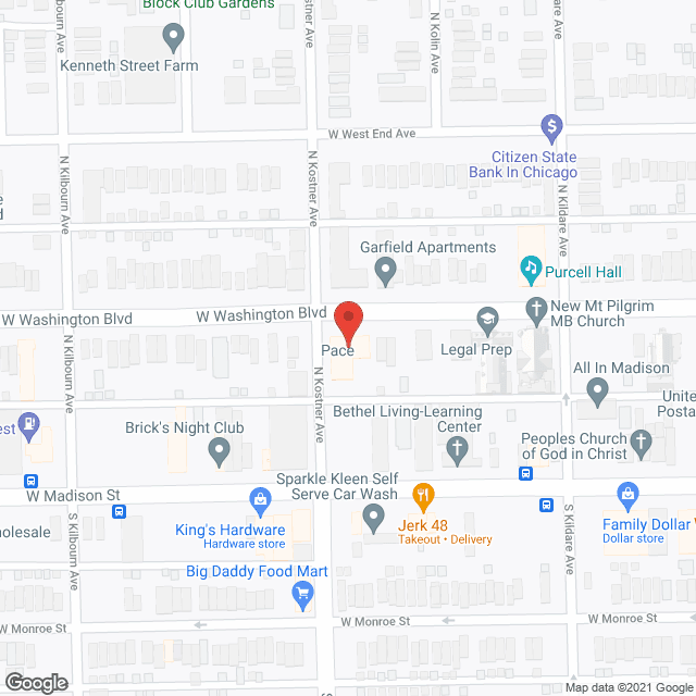 PACE Senior Residence in google map