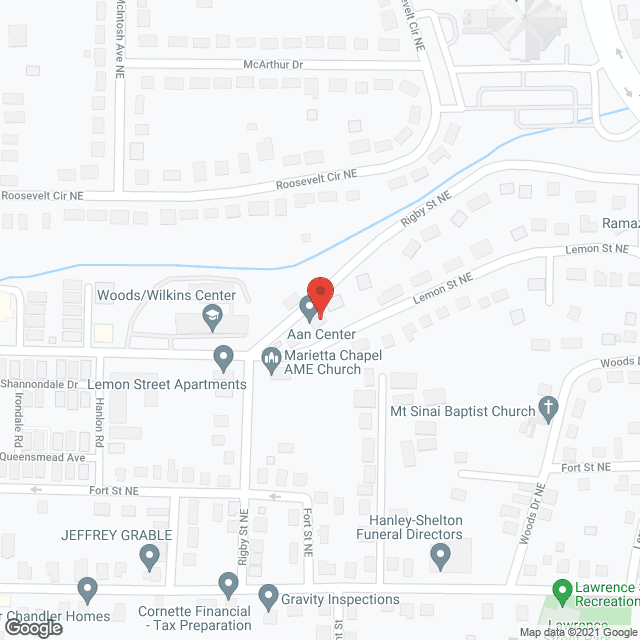 AAN Center in google map