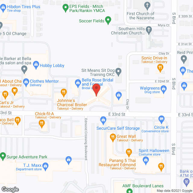 Edmond Health Care Center in google map