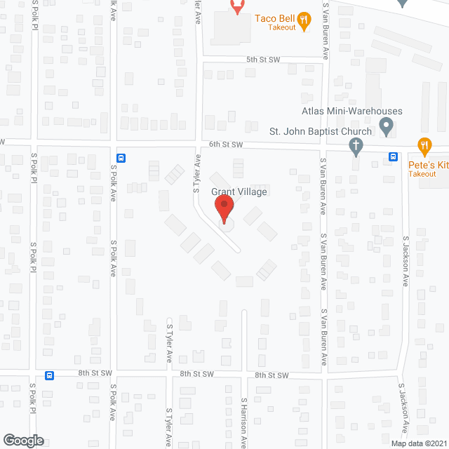 Grant Village in google map