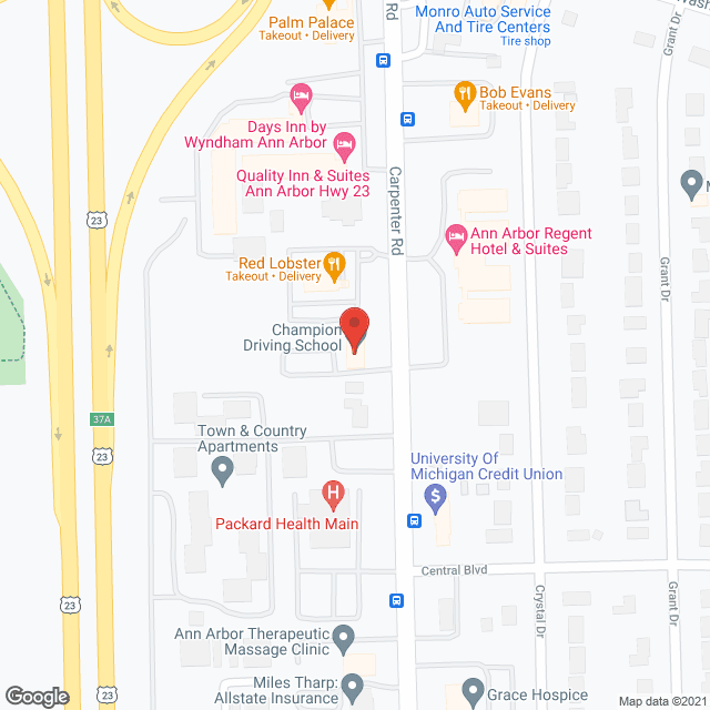 Comforcare - Washtenaw in google map