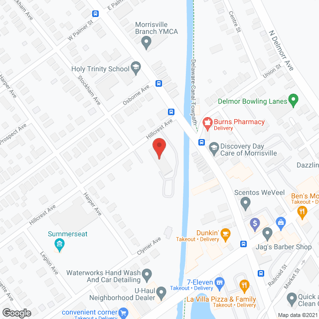 Morrisville Presbyterian Apartments in google map