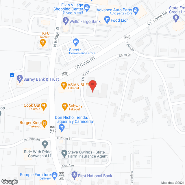 Elk Court Apartments in google map