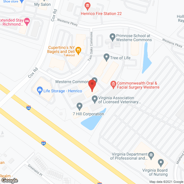 HomeWell Senior Care of Virginia in google map