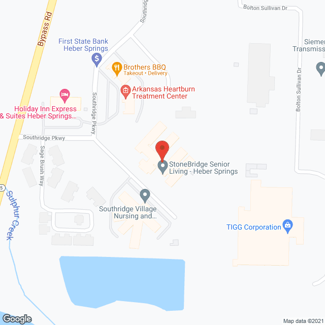 Southridge Village Retirement in google map