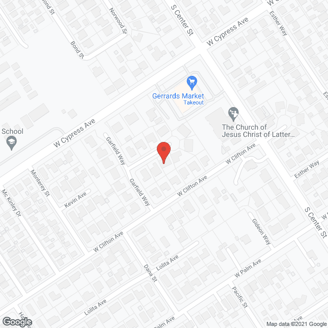 Redlands Premier Senior Care Home in google map