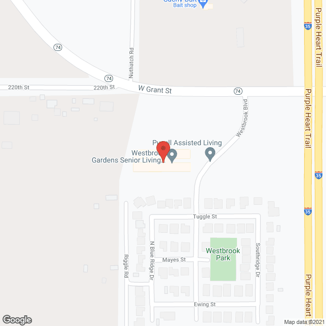 Westbrook Gardens Senior Living Community in google map