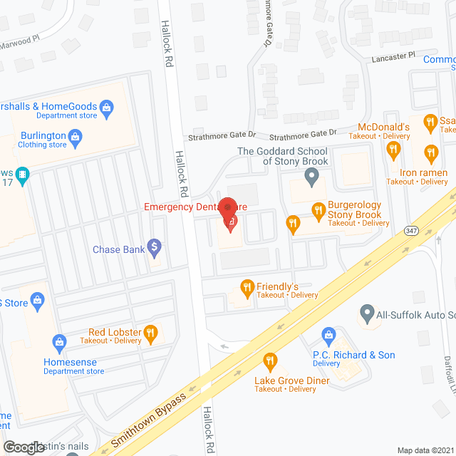 Interim Healthcare in google map