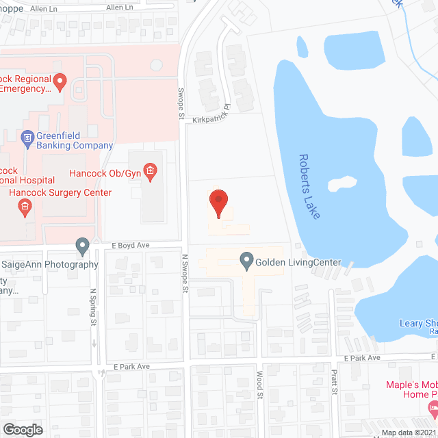 Crown Pointe - Greenfield in google map
