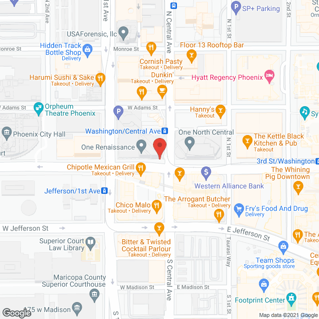 Pinacle Home Care in google map