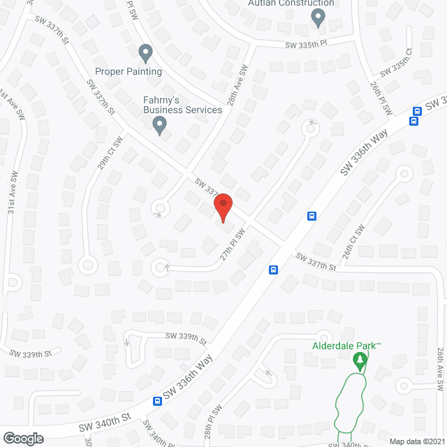 Woodridge Park Adult Family Home in google map