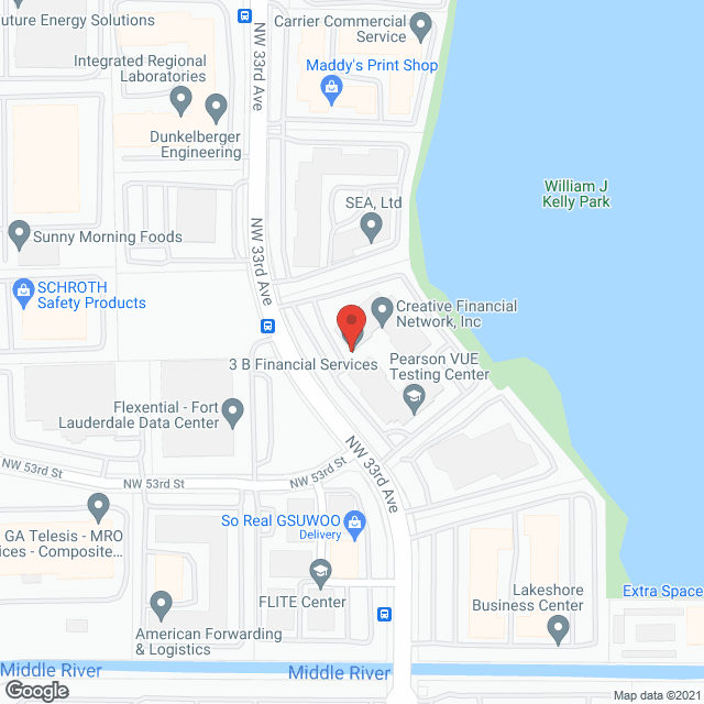 NuVision Management in google map