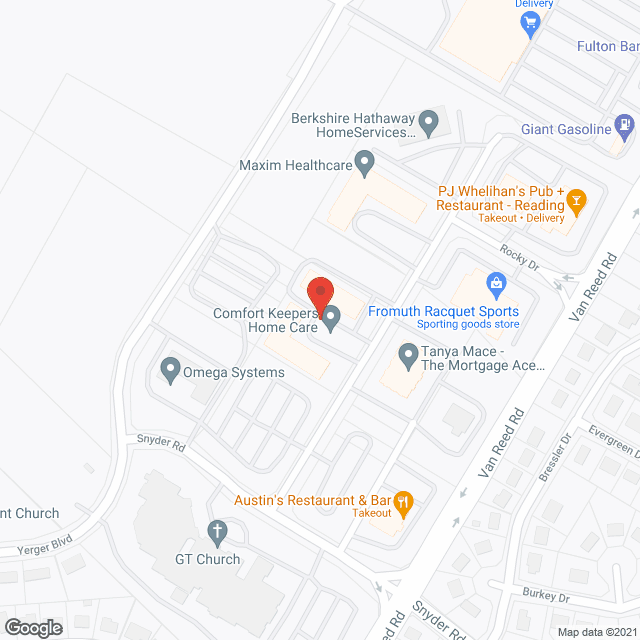 Comfort Keepers in google map