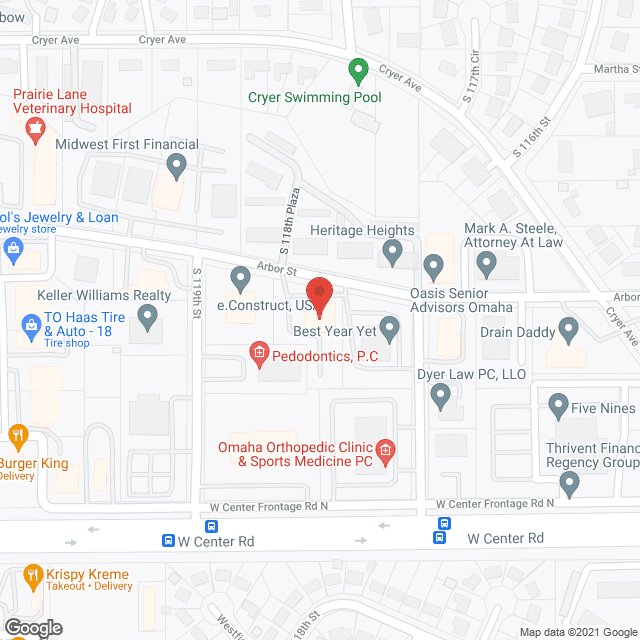 Eastridge Home in google map