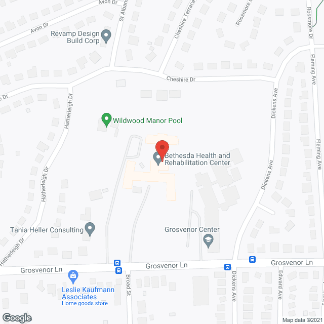 Bethesda Health and Rehabilitation Center in google map