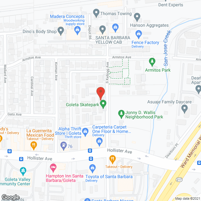 Villa La Esperanza in google map