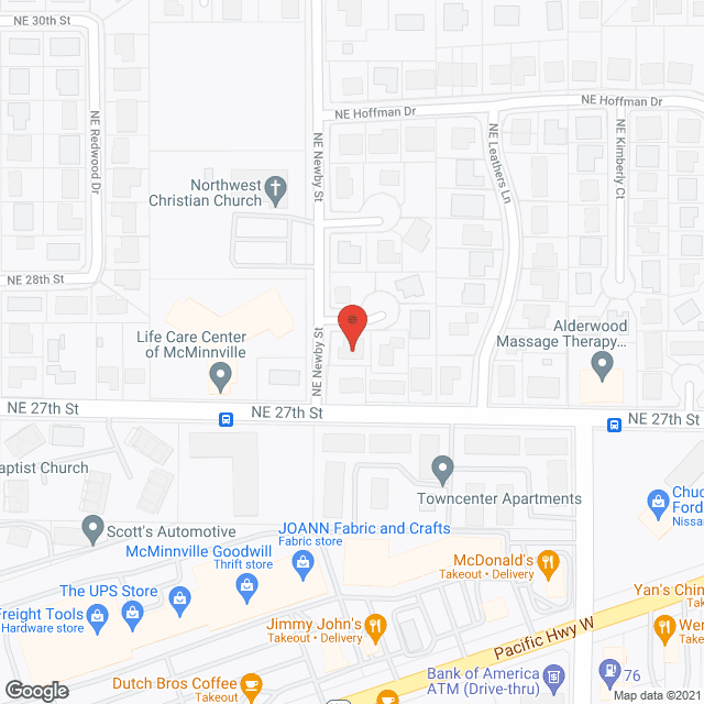 Cascade Homes AFC - Ada in google map