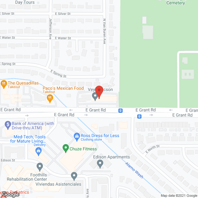Accent Care - Tucson in google map