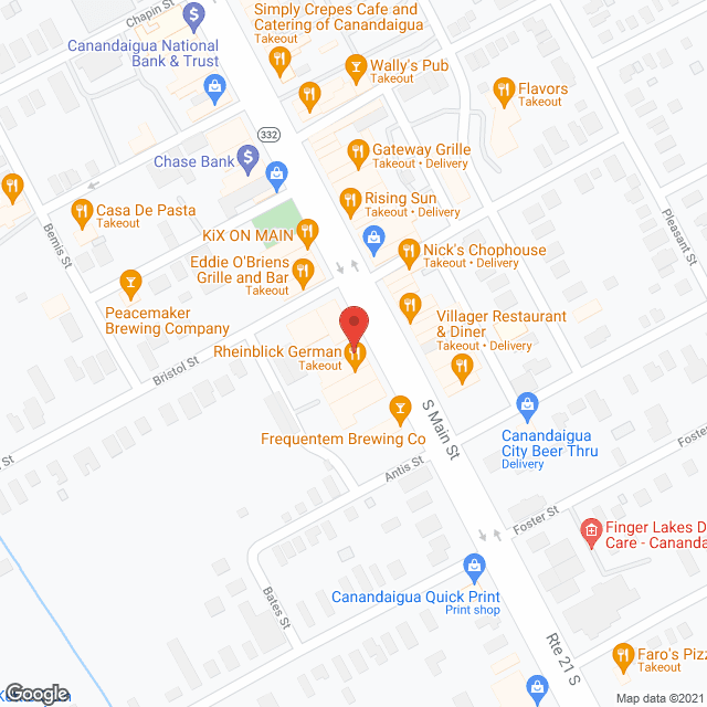 Elm Manor in google map