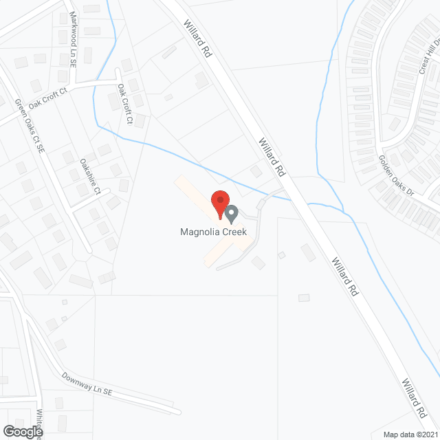 Magnolia Creek in google map
