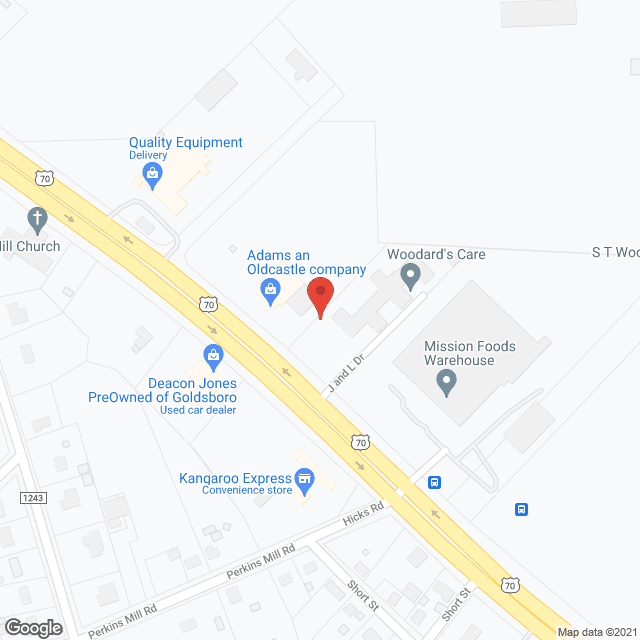 Woodard Care, Inc. in google map