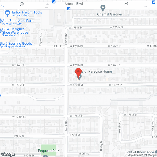 Hearts of Paradise Home in google map