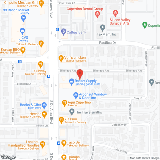 Comfort Keepers of Cupertino in google map