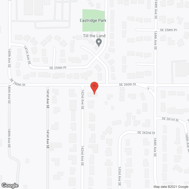 Lake Meridian AFH in google map