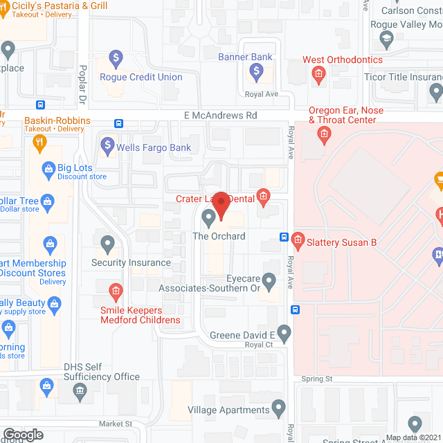 The Orchards Assisted Living in google map