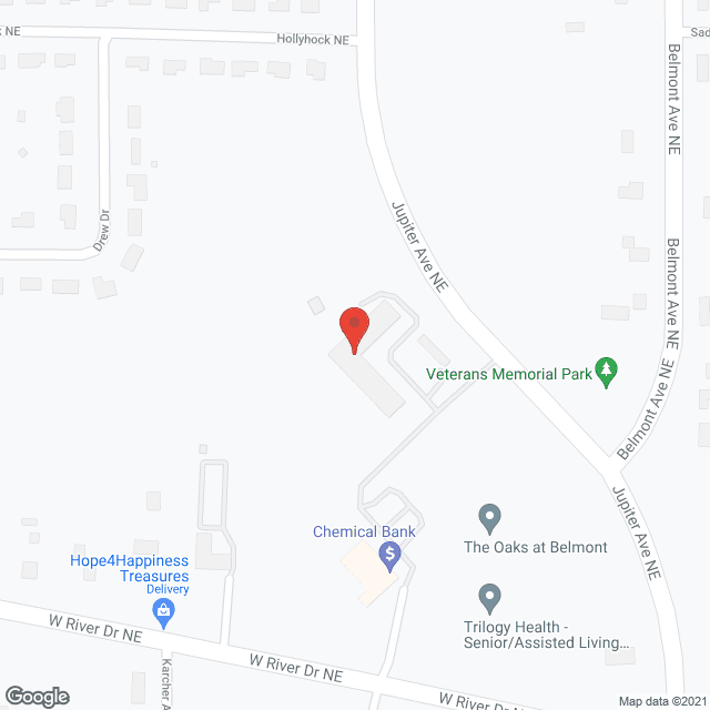 River Grove Community in google map