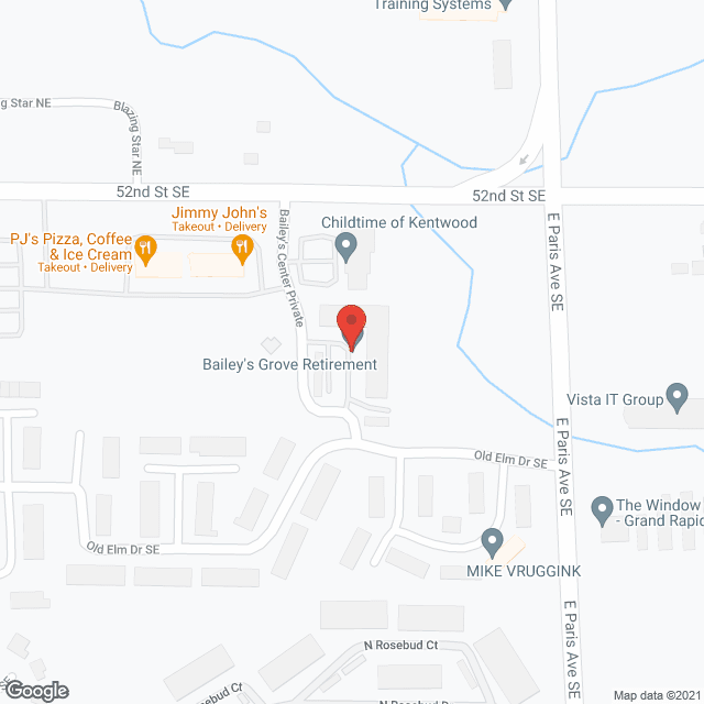 Bailey's Grove in google map