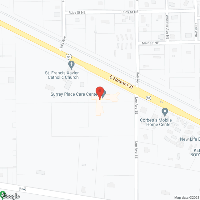 Surrey Place Care Center in google map