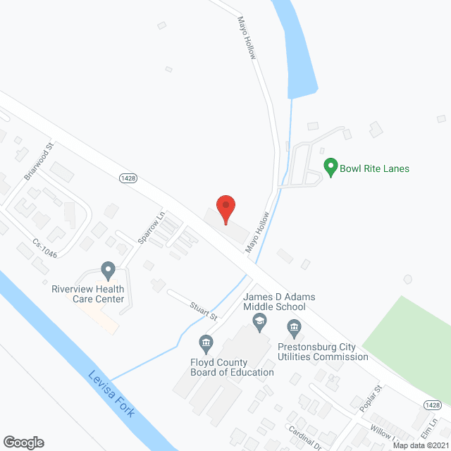 Riverview Health Care Center in google map