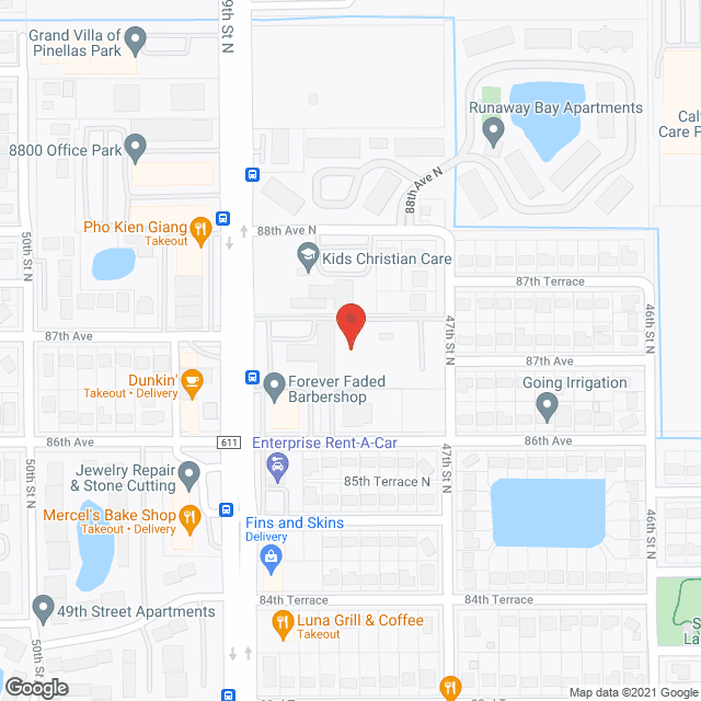Pinellas Park Care and Rehabilitation Center in google map