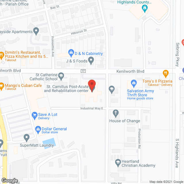 Kenilworth Care and Rehabilitation Center in google map