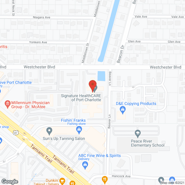 Charlotte Bay Rehabilitation and Care Center in google map