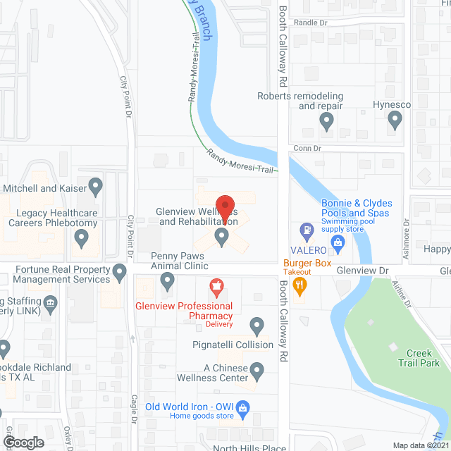 Glenview Wellness and Rehab in google map
