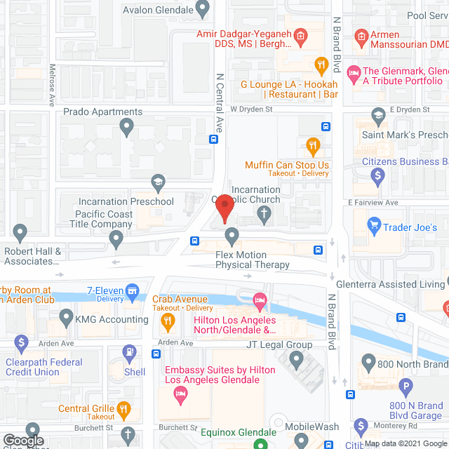 Angels Watch Home Care in google map