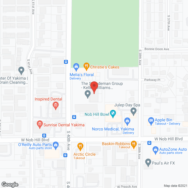 Memorial Hospital in google map