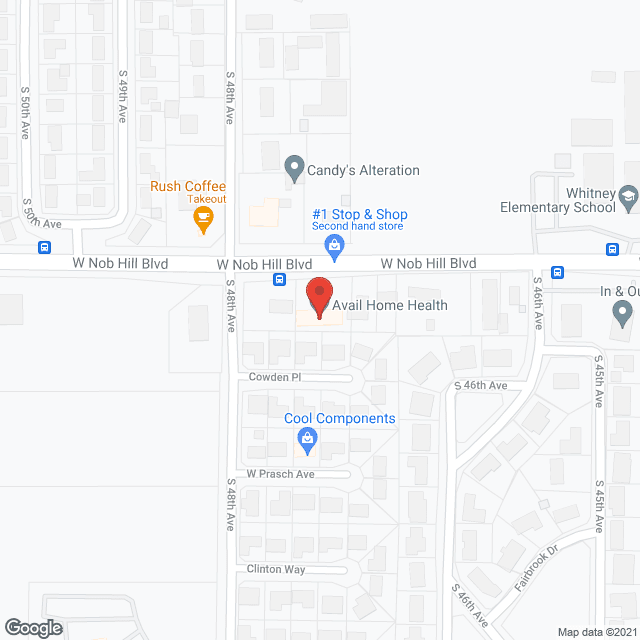Avail Home Nursing Inc in google map