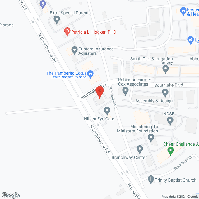 Brookside Home Health in google map
