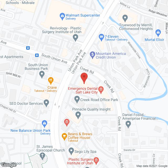 Danville Support Services in google map